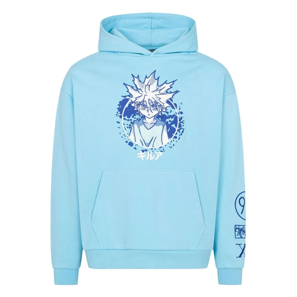 Hunter x Hunter Kapuzenpullover Graphic Blue Größe L - Smalltinytoystore