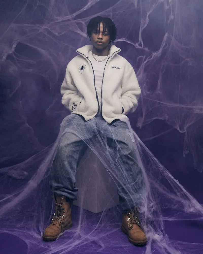 Hunter x Hunter Sherpa Jacke White Größe S - Smalltinytoystore