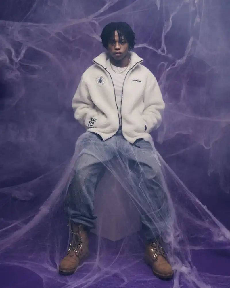 Hunter x Hunter Sherpa Jacke White Größe XXL - Smalltinytoystore