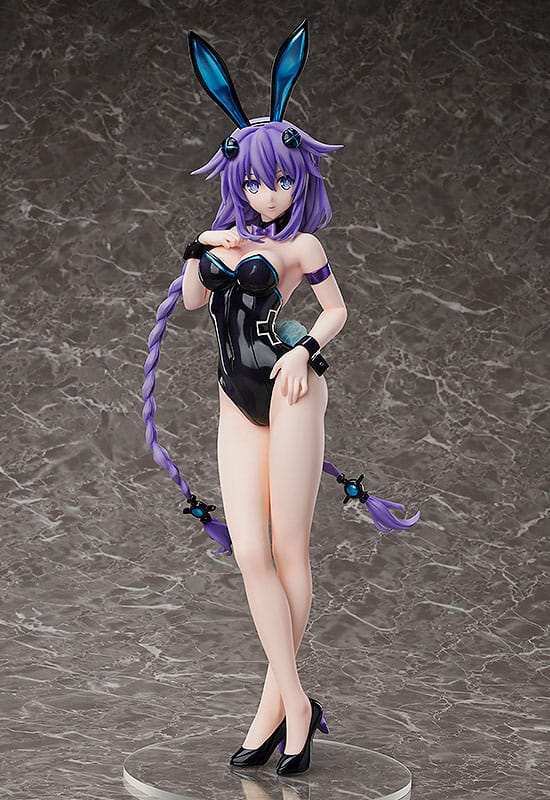 Hyperdimension Neptunia PVC Statue 1/4 Purple Heart: Bare Leg Bunny Ver. 47 cm - Smalltinytoystore