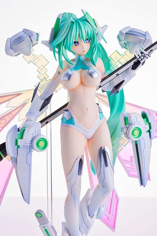 Hyperdimension Neptunia PVC Statue 1/7 Green Heart 27 cm - Smalltinytoystore