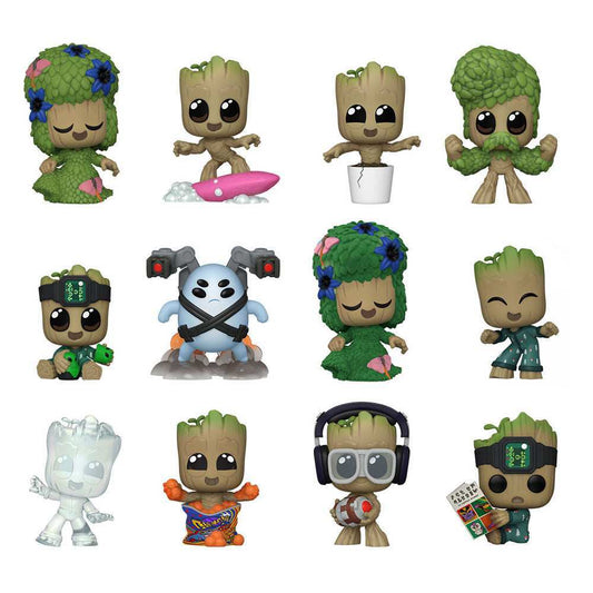 Ich bin Groot Mystery Minis Minifiguren 5 cm Display (12) - Smalltinytoystore