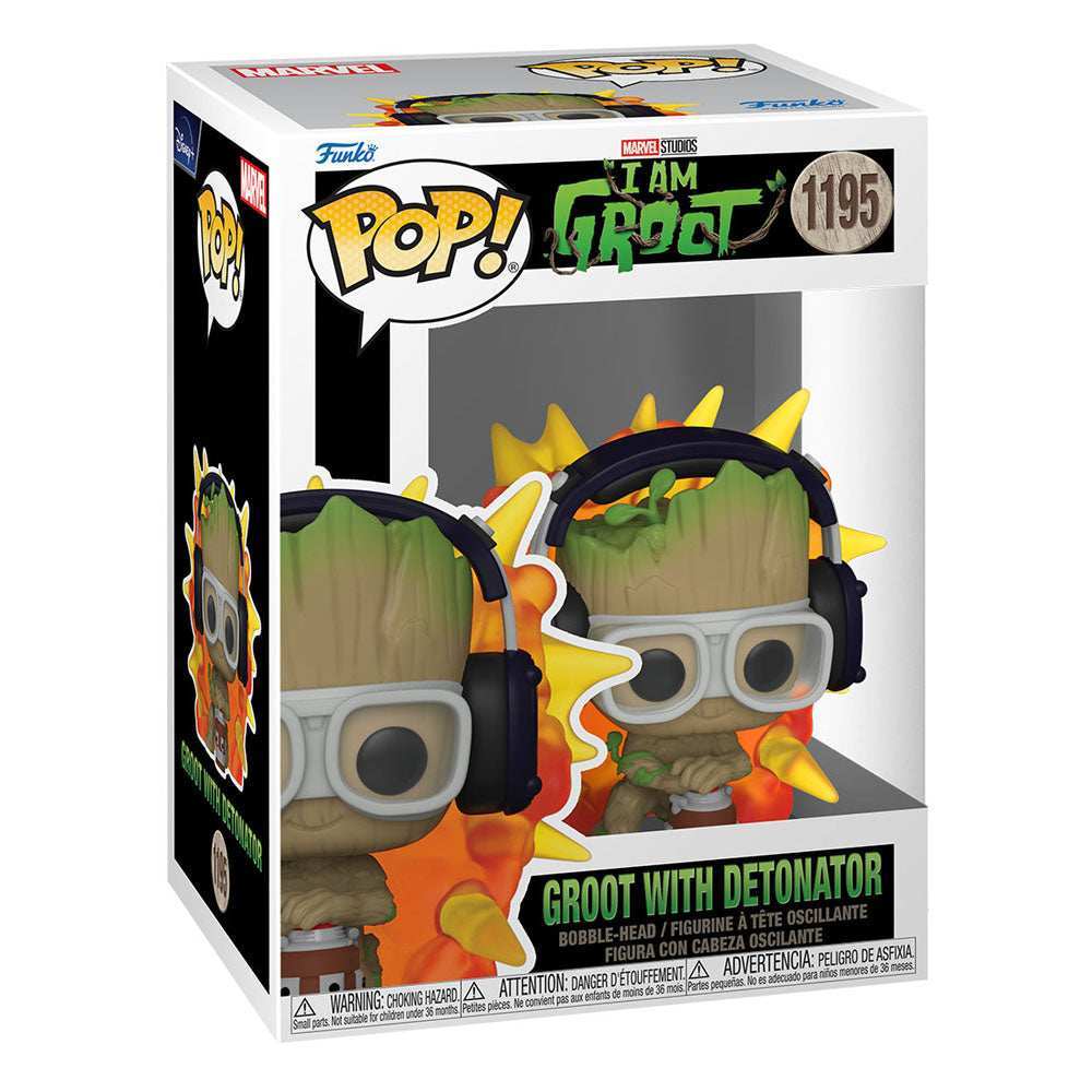 Ich bin Groot POP! Vinyl Figur Groot w/ detonator 9 cm - Smalltinytoystore