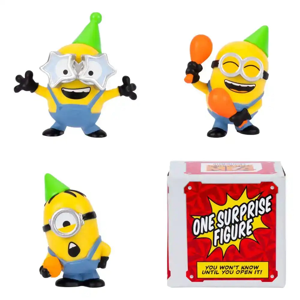 Ich - Einfach Unverbesserlich 4 Mini Figuren 4er-Pack Party Bus 5 cm - Smalltinytoystore