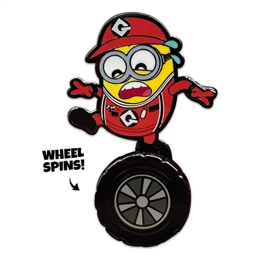 Ich - Einfach Unverbesserlich Ansteck-Pin Tire Minion Spinning 5 cm - Smalltinytoystore