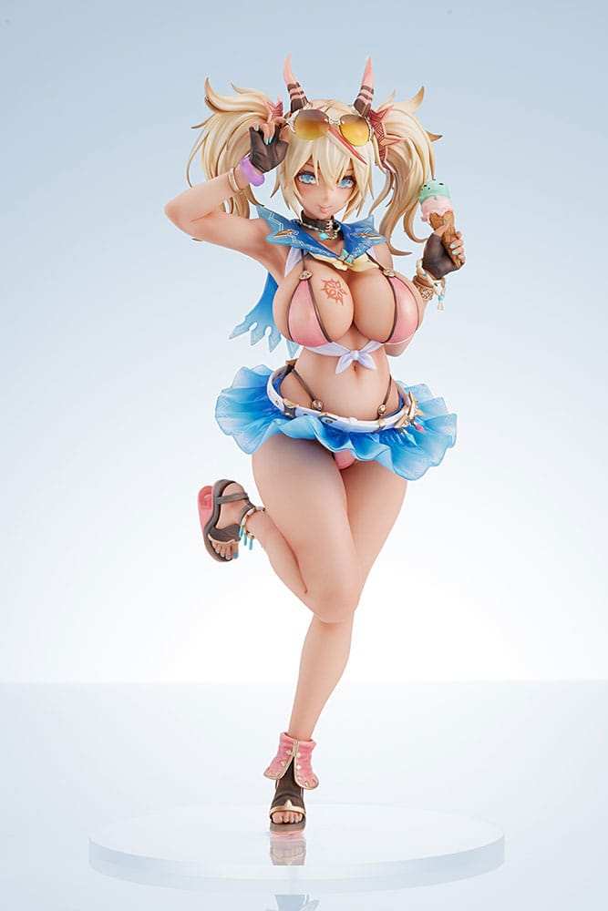 Idola Phantasy Star Saga PVC Statue 1/7 Summer Innocent Gene Chaos 27 cm - Smalltinytoystore