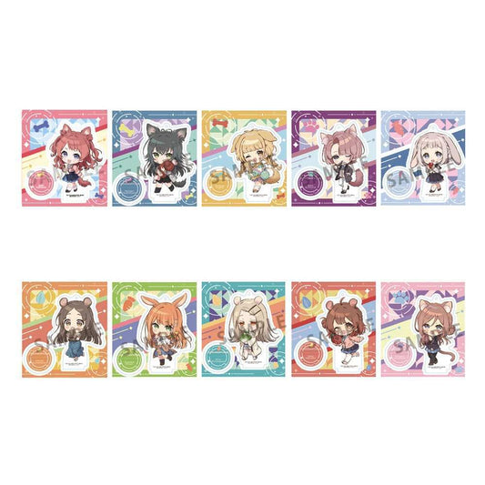 Idolmaster TokoToko Acryl Figuren Display Gakuen 9 cm (10) - Smalltinytoystore