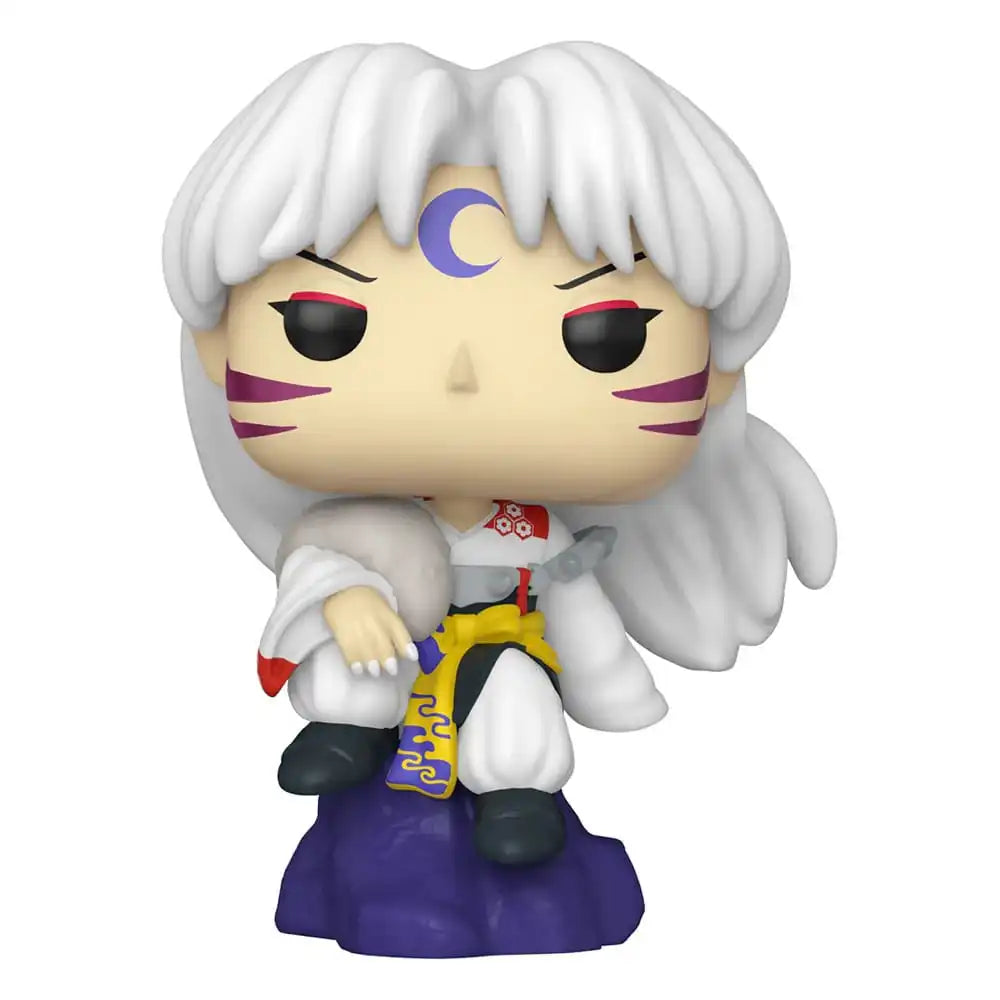Inuyasha POP! Plus Animation Vinyl Figur Sesshomaru (Sitting) 9 cm - Smalltinytoystore