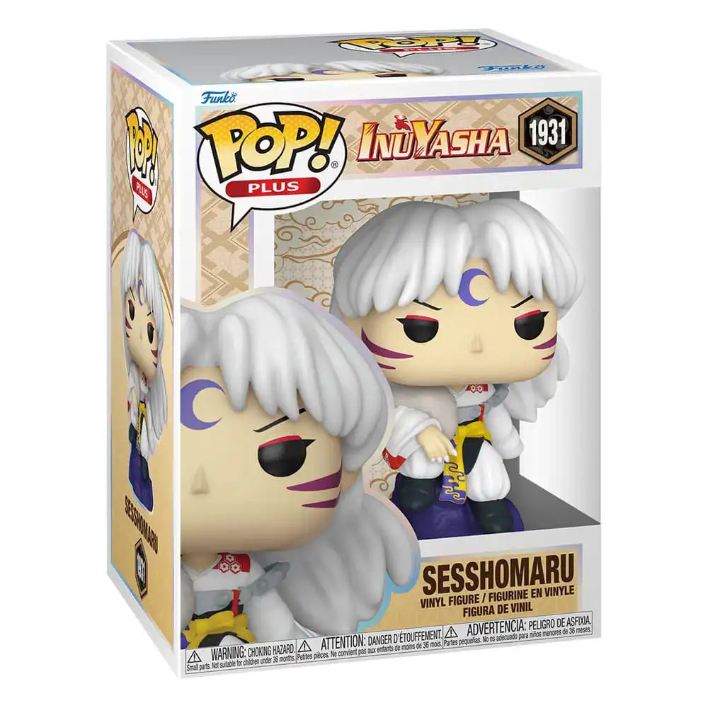 Inuyasha POP! Plus Animation Vinyl Figur Sesshomaru (Sitting) 9 cm - Smalltinytoystore