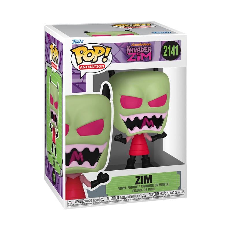 Invader Zim POP! Animation Vinyl Figuren Zim 9 cm - Smalltinytoystore