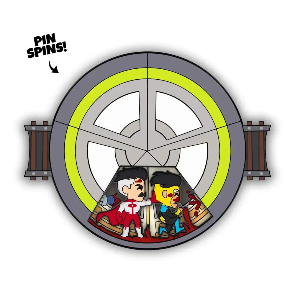 Invincible Ansteck-Pin Invincible Spinning 10 cm - Smalltinytoystore