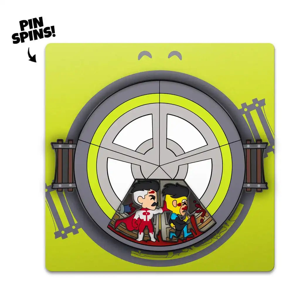 Invincible Ansteck-Pin Invincible Spinning 10 cm - Smalltinytoystore