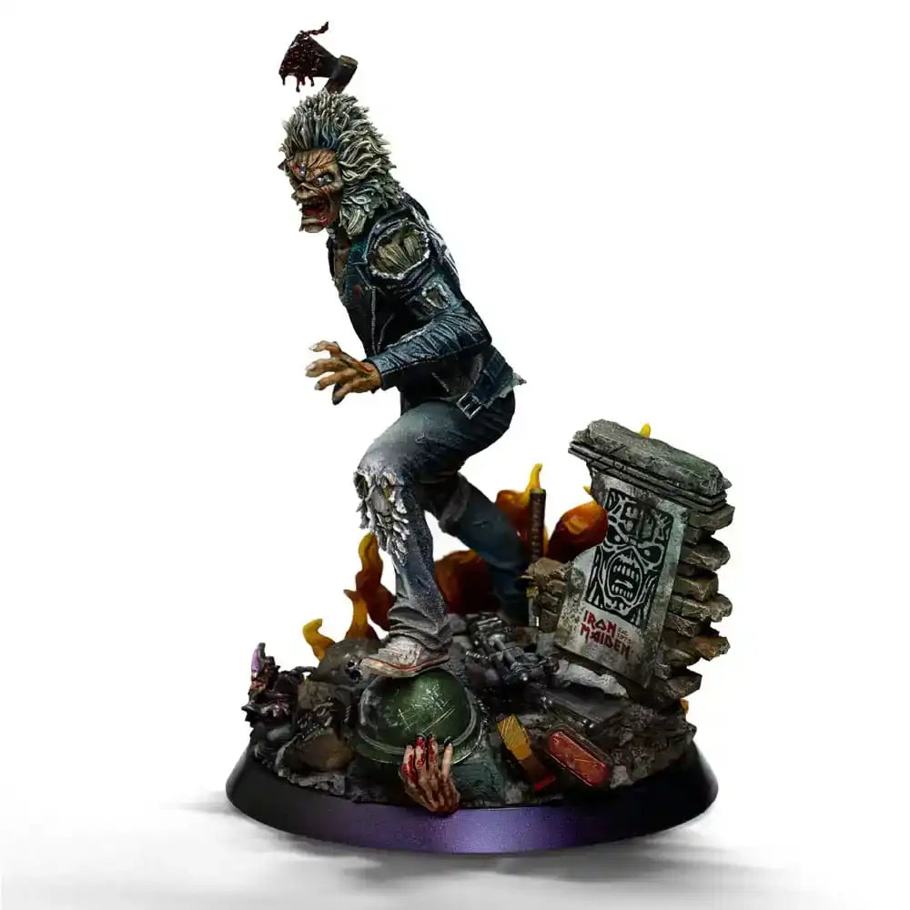 Iron Maiden Art Scale Statue 1/10 Eddie 50th Year Anniversary 22 cm - Smalltinytoystore