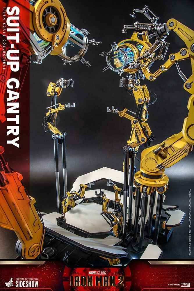 Iron Man 2 Accessories Collection Series Zubehör-Set Iron Man Suit-Up Gantry HOT TOYS - Smalltinytoystore