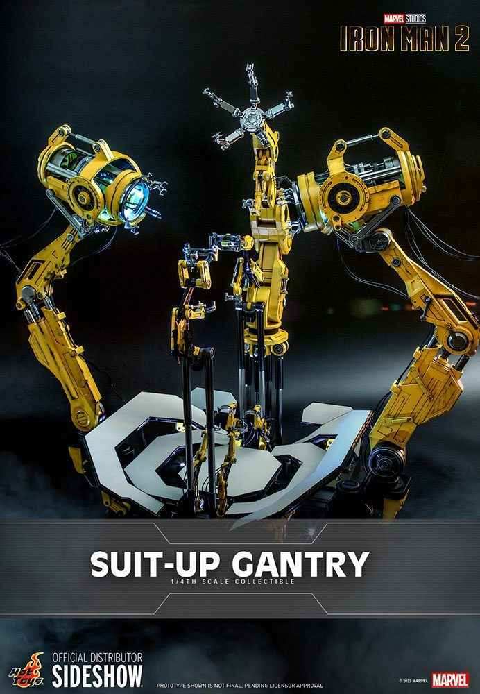 Iron Man 2 Accessories Collection Series Zubehör-Set Iron Man Suit-Up Gantry HOT TOYS - Smalltinytoystore