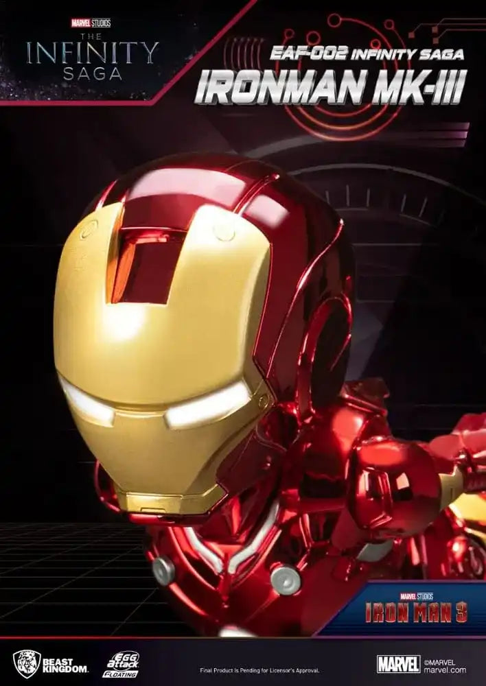 Iron Man 3 Egg Attack Schwebe-Modell Iron Man Mark III 16 cm - Smalltinytoystore