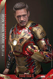 Iron Man 3 Movie Masterpiece Diecast 1/6 Iron Man Mark XLII (2.0) Deluxe HOT TOYS - Smalltinytoystore
