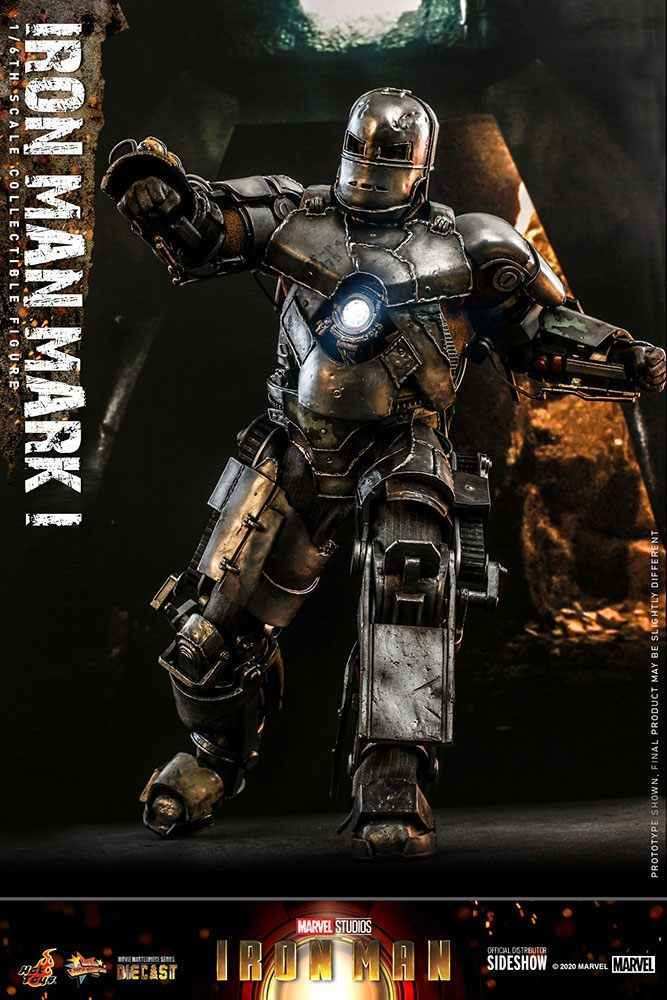 Iron Man Movie Masterpiece 1/6 Iron Man Mark I 30 cm HOT TOYS - Smalltinytoystore