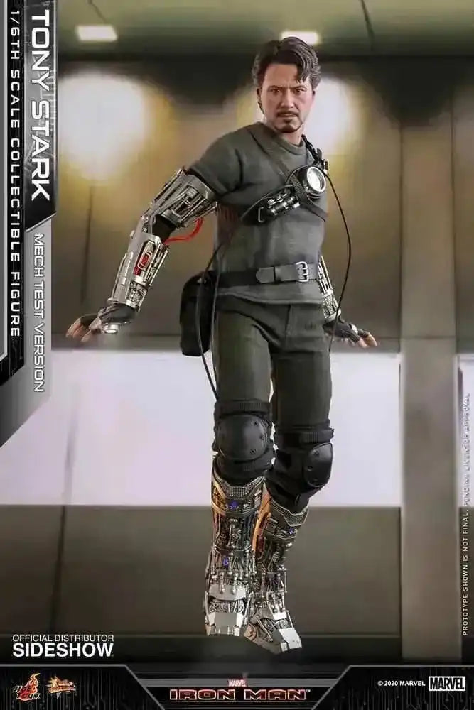 Iron Man Movie Masterpiece 1/6 Tony Stark (Mech Test Version) 30 cm HOT TOYS - Smalltinytoystore
