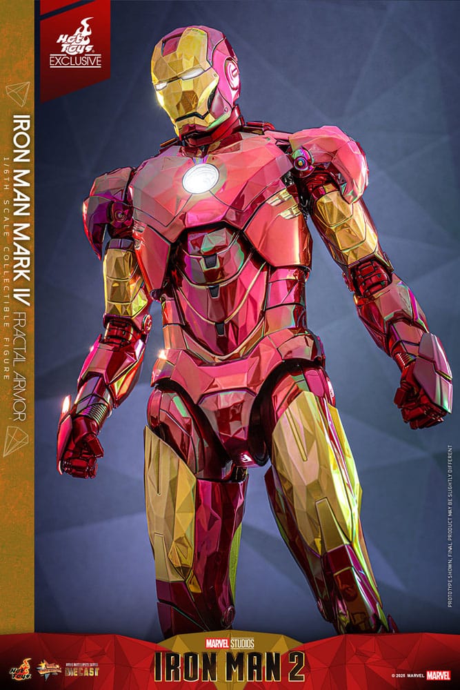 Iron Man Movie Masterpiece Diecast 1/6 Iron Man Mark VI (Fractal Armor) Hot Toys Exclusive HOT TOYS - Smalltinytoystore