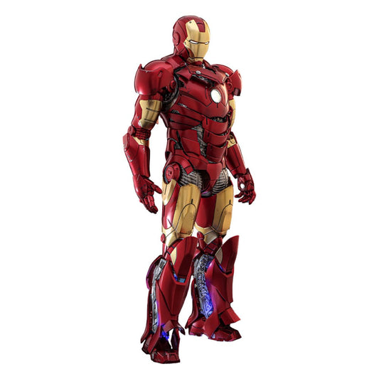 Iron Man Movie Masterpiece Diecast Actionfigur 1/6 Iron Man Mark III (Armor Suit Up Version) 32 cm - Smalltinytoystore
