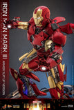 Iron Man Movie Masterpiece Diecast Actionfigur 1/6 Iron Man Mark III (Armor Suit Up Version) 32 cm - Smalltinytoystore