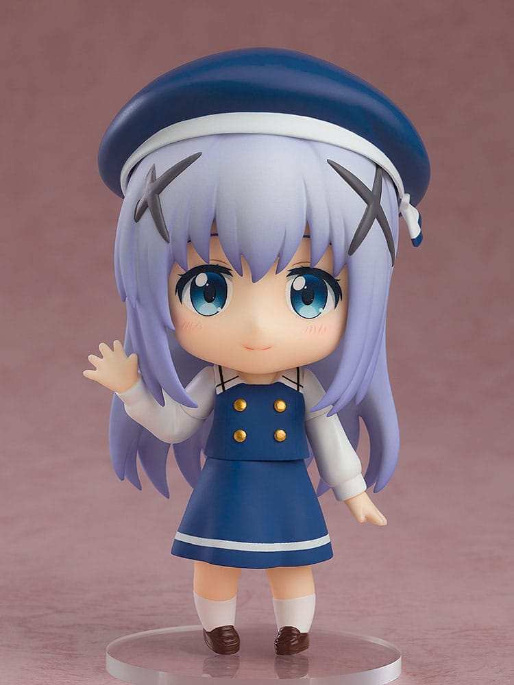 Is the Order a Rabbit Nendoroid Actionfigur Chino: Winter Uniform Ver. 10 cm - Smalltinytoystore