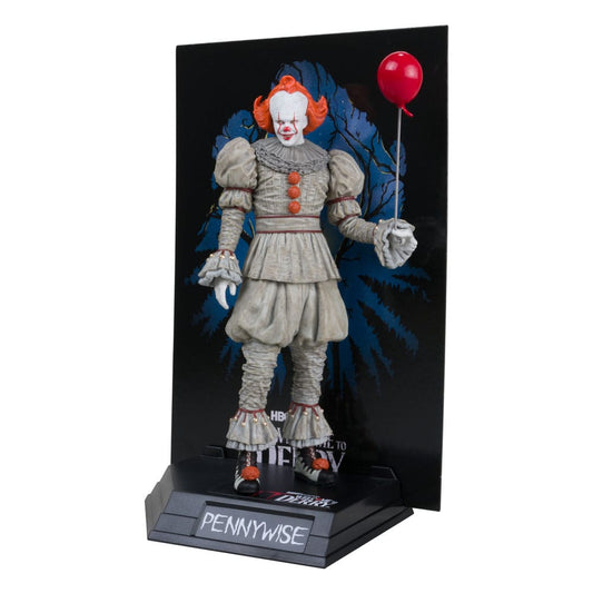 It: Welcome to Derry Movie Maniacs PVC Statue Pennywise (Gold Label) 16 cm - Smalltinytoystore