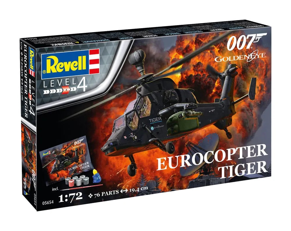 James Bond Modellbausatz Geschenkset 1/72 Eurocopter Tiger (GoldenEye) - Smalltinytoystore