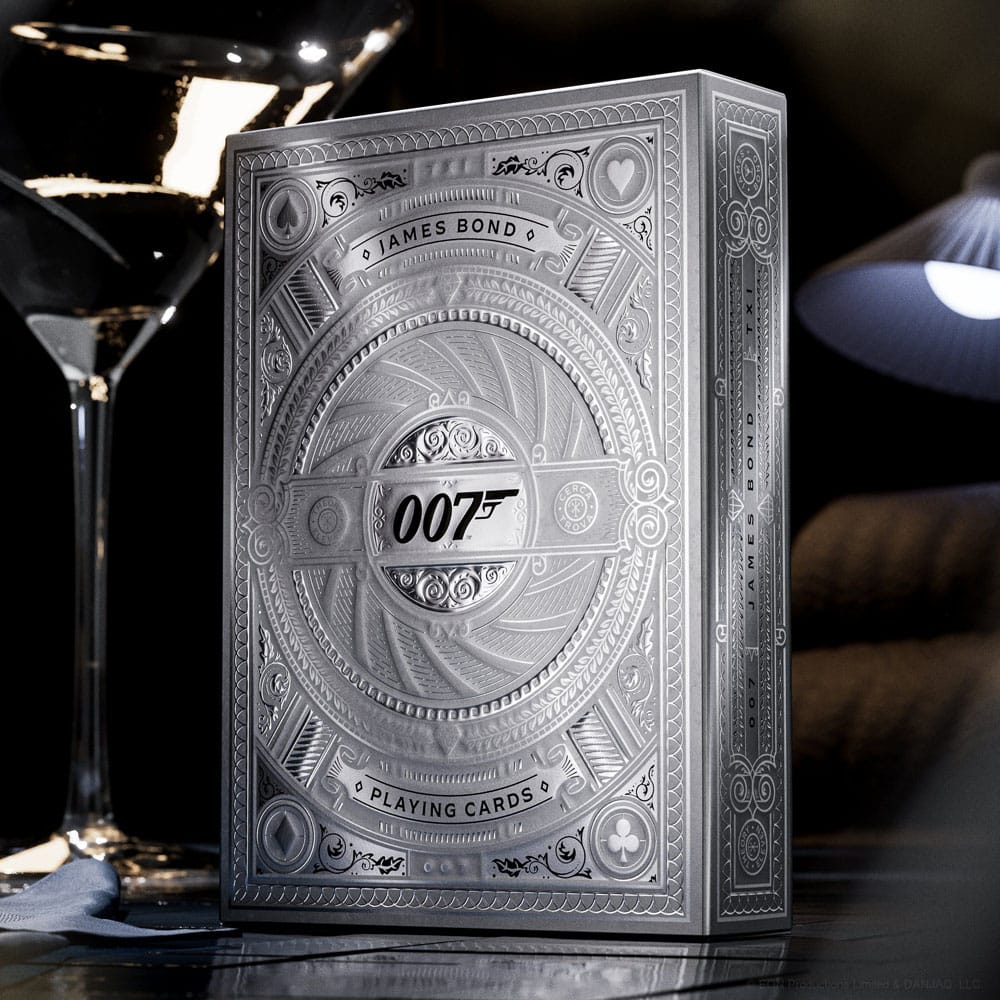 James Bond Spielkarten Silver Edition - Smalltinytoystore