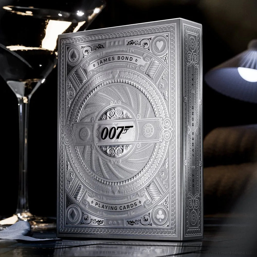 James Bond Spielkarten Silver Edition - Smalltinytoystore