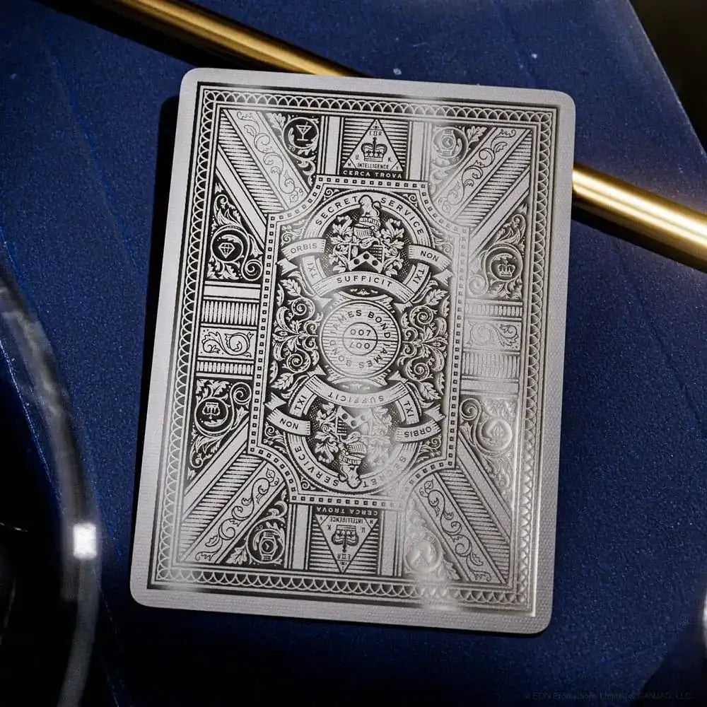 James Bond Spielkarten Silver Edition - Smalltinytoystore