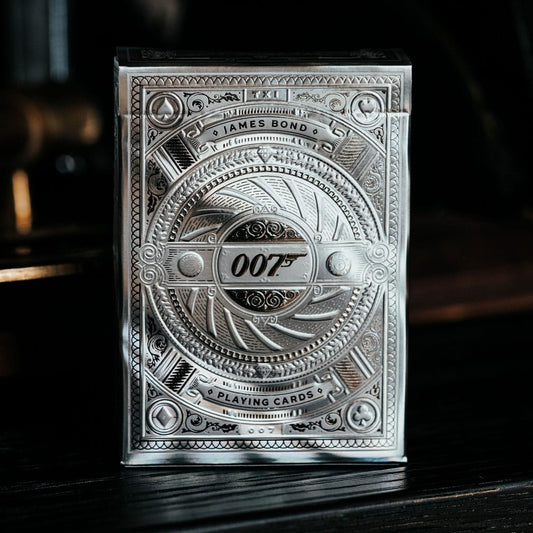 James Bond Spielkarten Silver Edition - Smalltinytoystore