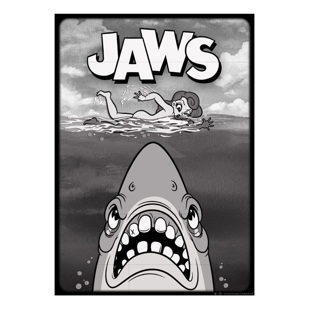 Jaws Kunstdruck Limited Edition 42 x 30 cm - Smalltinytoystore