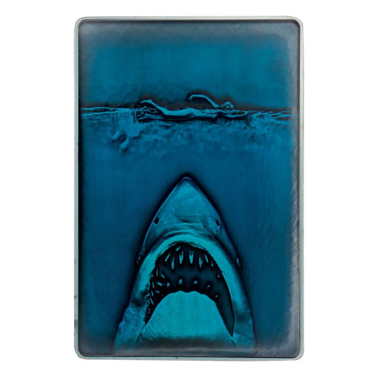 Jaws Metallbarren 50th Anniversary Poster Limited Edition - Smalltinytoystore
