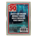 Jaws Metallbarren 50th Anniversary Poster Limited Edition - Smalltinytoystore
