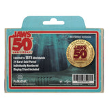 Jaws Sammelmünze 50th Anniversary 24k Gold Plated Limited Edition - Smalltinytoystore