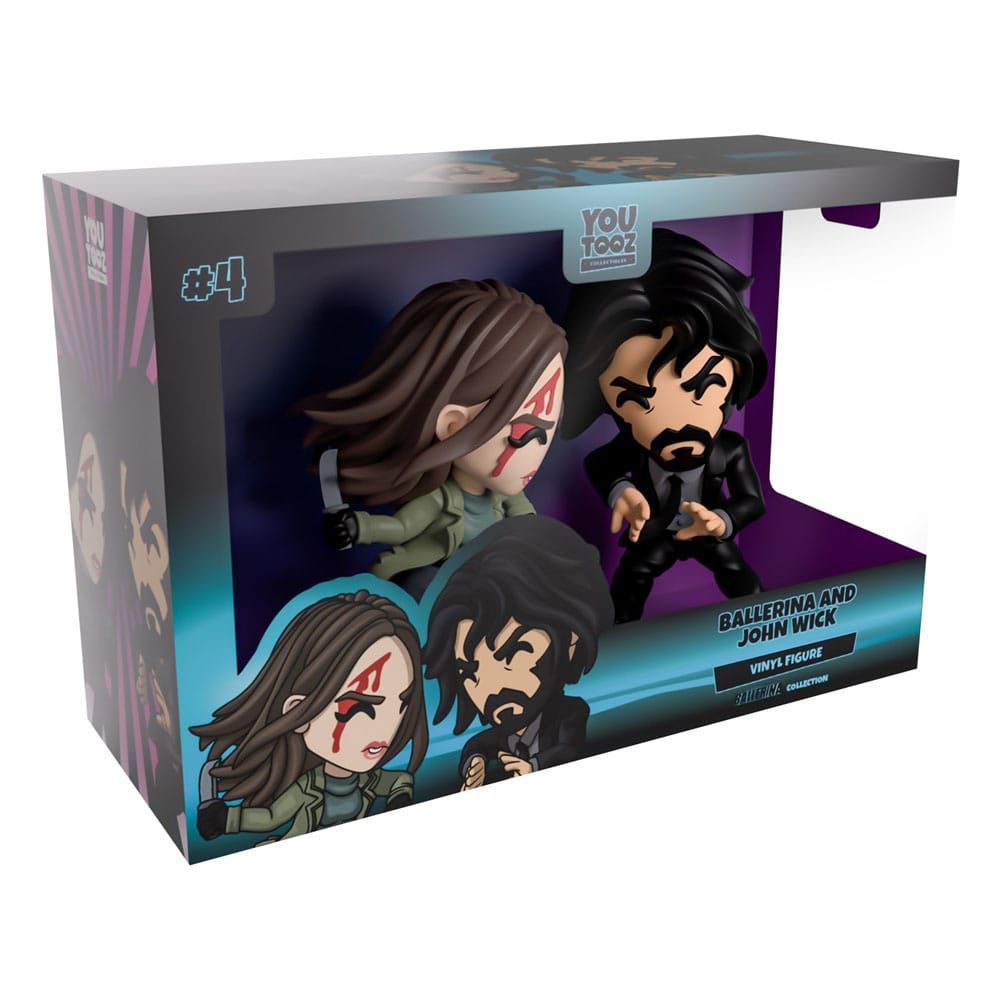 John Wick: Ballerina Vinyl Figuren 2er-Pack Ballerina & John Wick 11 cm - Smalltinytoystore