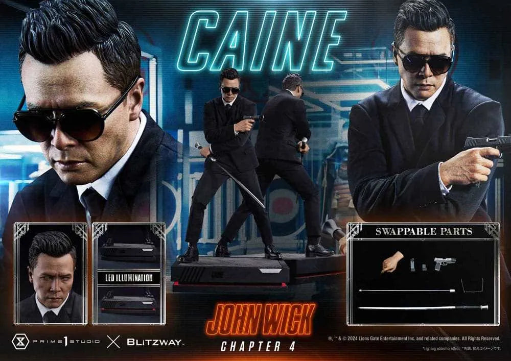 John Wick Chapter 4 Ultimate Premium Masterline Series Statue 1/4 John Wick: Chapter 4 Caine 48 cm - Smalltinytoystore