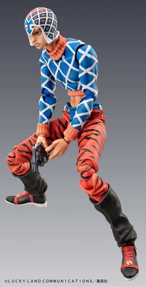JoJo's Bizarre Adventure Part 5 Statue Legend PVC Statue Chozokado Guido Mista & S P (re-run) 15 cm - Smalltinytoystore
