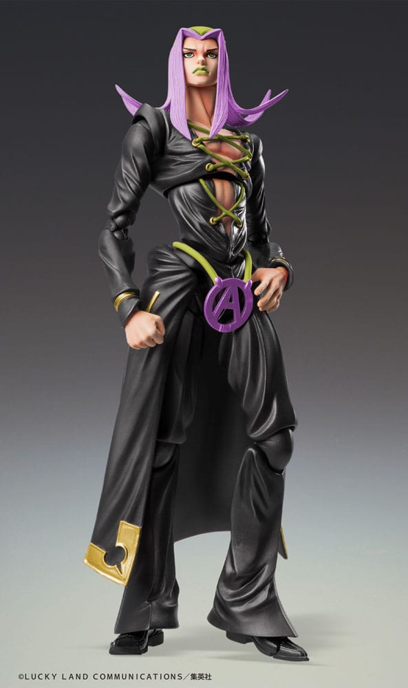JoJo's Bizarre Adventure Part 5 Super Action Actionfigur Chozokado Leone Abbacchio Black Ver. 16 cm - Smalltinytoystore