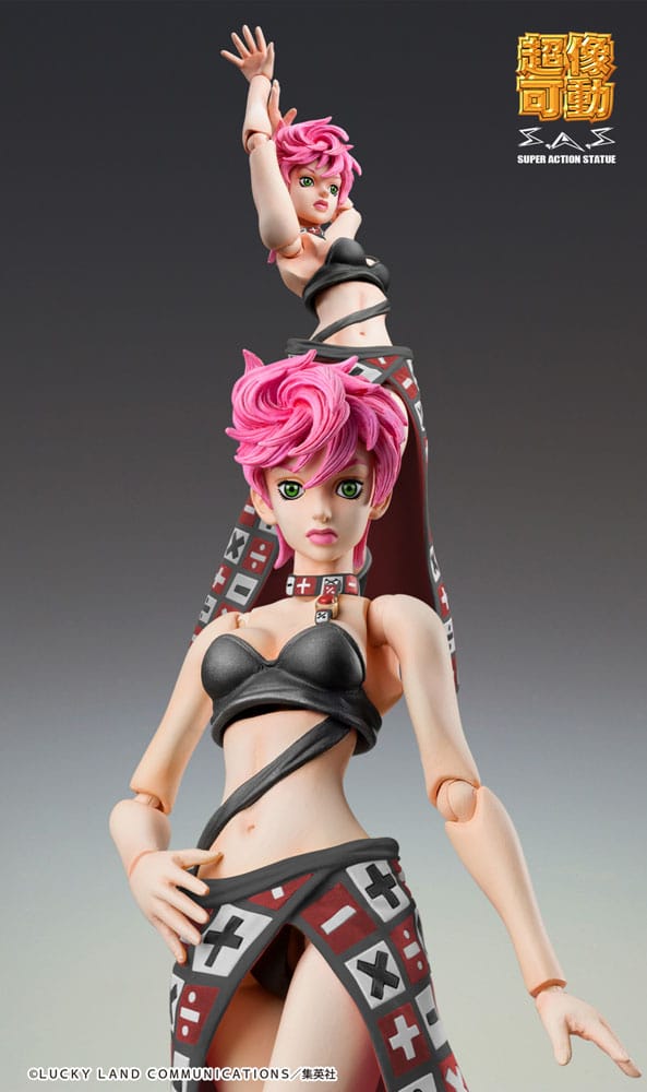 JoJo's Bizarre Adventure Part 5 Super Action Actionfigur Trish Una Black Ver. 15 cm - Smalltinytoystore