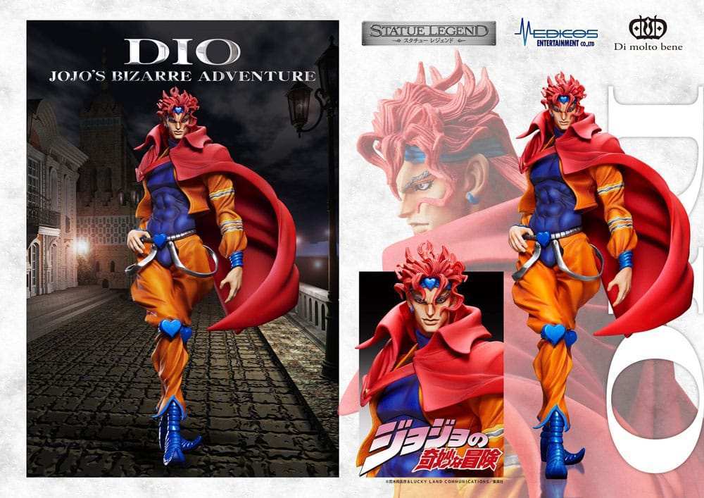 JoJo's Bizarre Adventure Part3 Statue Legend PVC Statue Dio 17 cm (re-run) - Smalltinytoystore