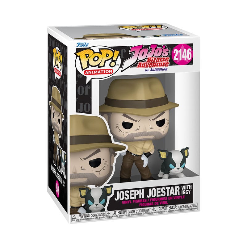 JoJo´s Bizarre Adventure POP!&Buddy Animation Vinyl Figuren Joseph & Iggy 9 cm - Smalltinytoystore
