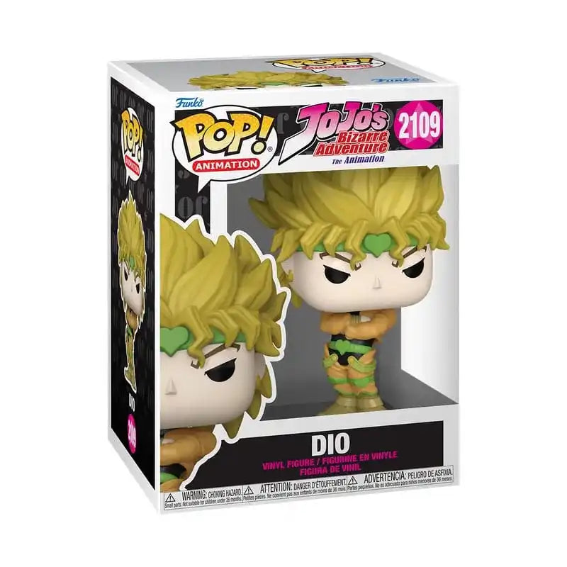 JoJo´s Bizarre Adventure POP! Animation Vinyl Figuren DIO 9 cm - Smalltinytoystore