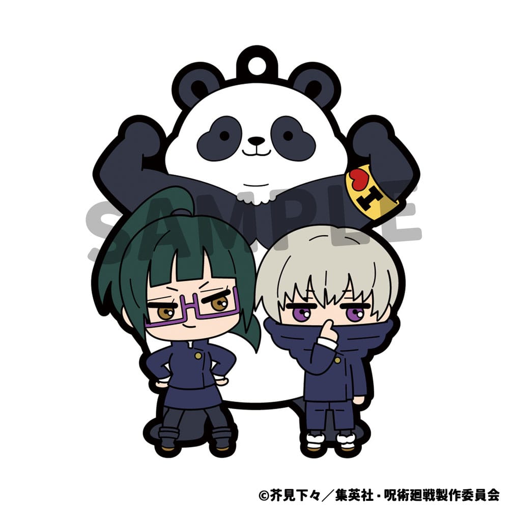 Jujutsu Kaisen Gummi-Anhänger 6 cm Sortiment Buddy Collection (6) - Smalltinytoystore
