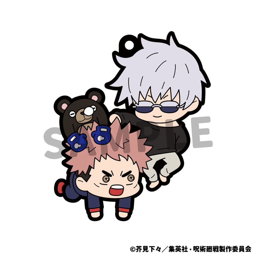 Jujutsu Kaisen Gummi-Anhänger 6 cm Sortiment Buddy Collection (6) - Smalltinytoystore