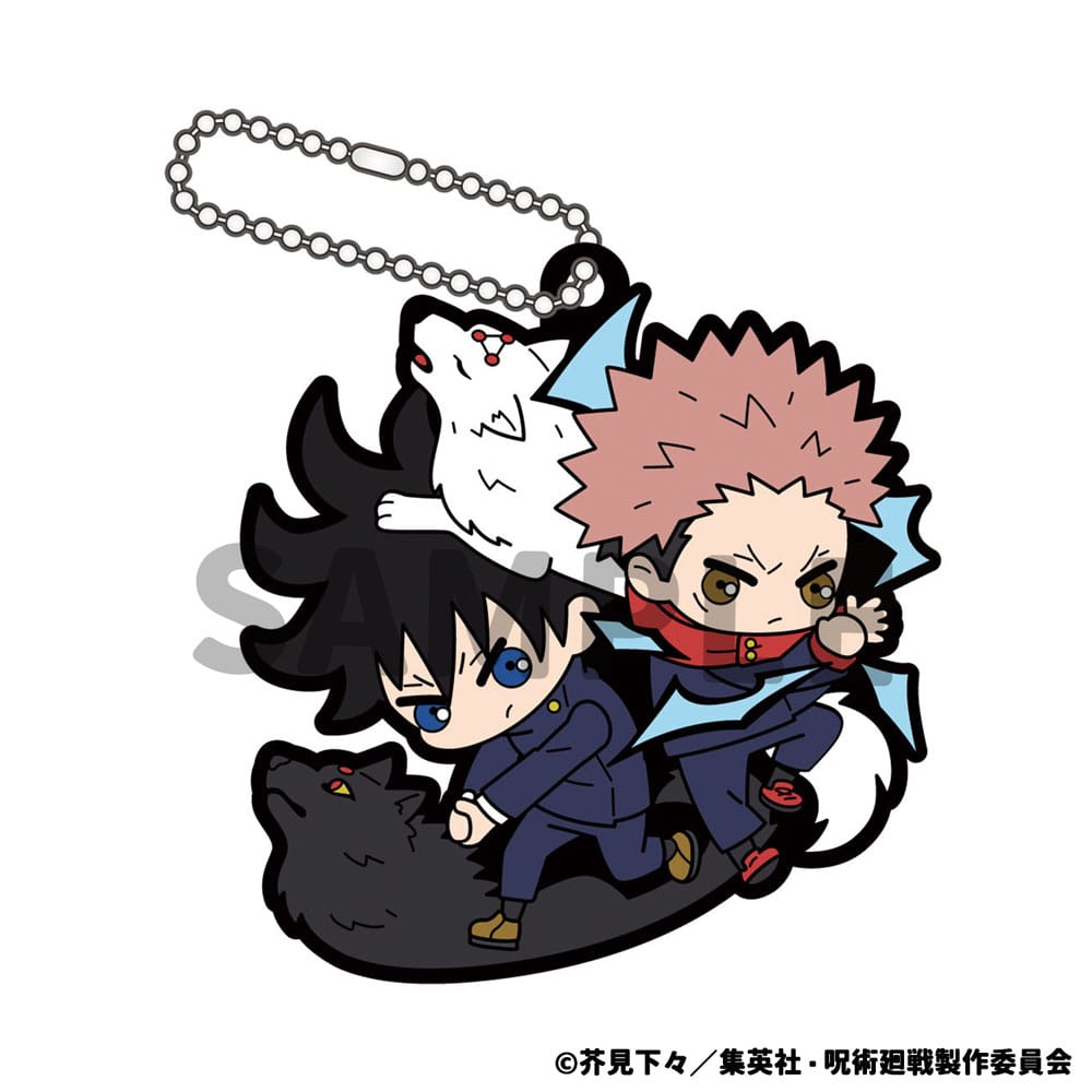 Jujutsu Kaisen Gummi-Anhänger 6 cm Sortiment Buddy Collection (6) - Smalltinytoystore