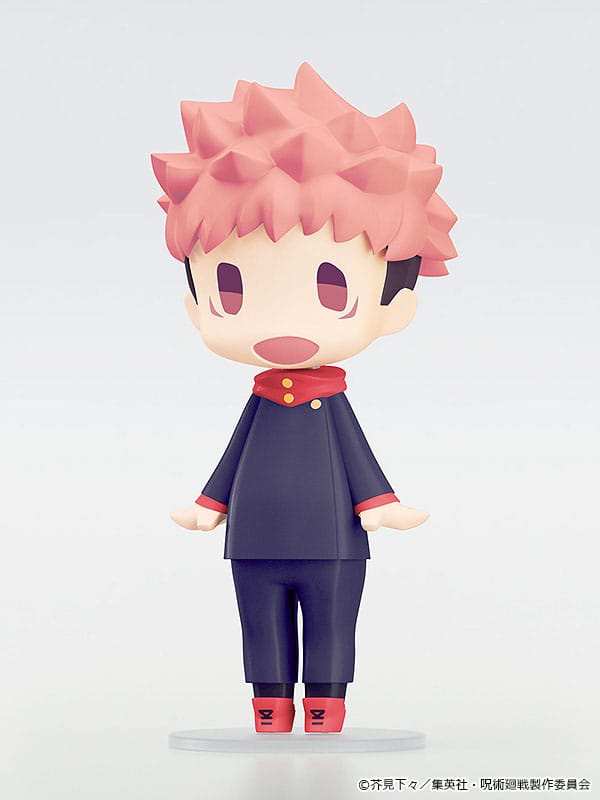 Jujutsu Kaisen HELLO! GOOD SMILE Actionfigur Yuji Itadori 10 cm - Smalltinytoystore