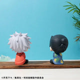 Jujutsu Kaisen Look Up PVC Statue Satoru Gojo & Suguru Geto Okinawa Ver. Set (with gift) 11 cm - Smalltinytoystore